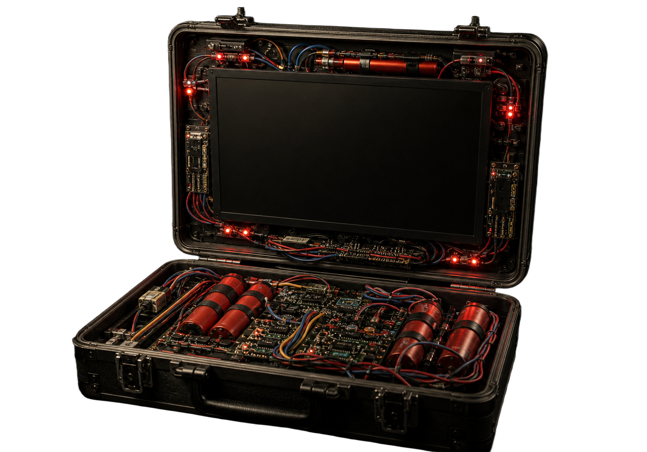 Ace Mafia briefcase rental purchase counter display